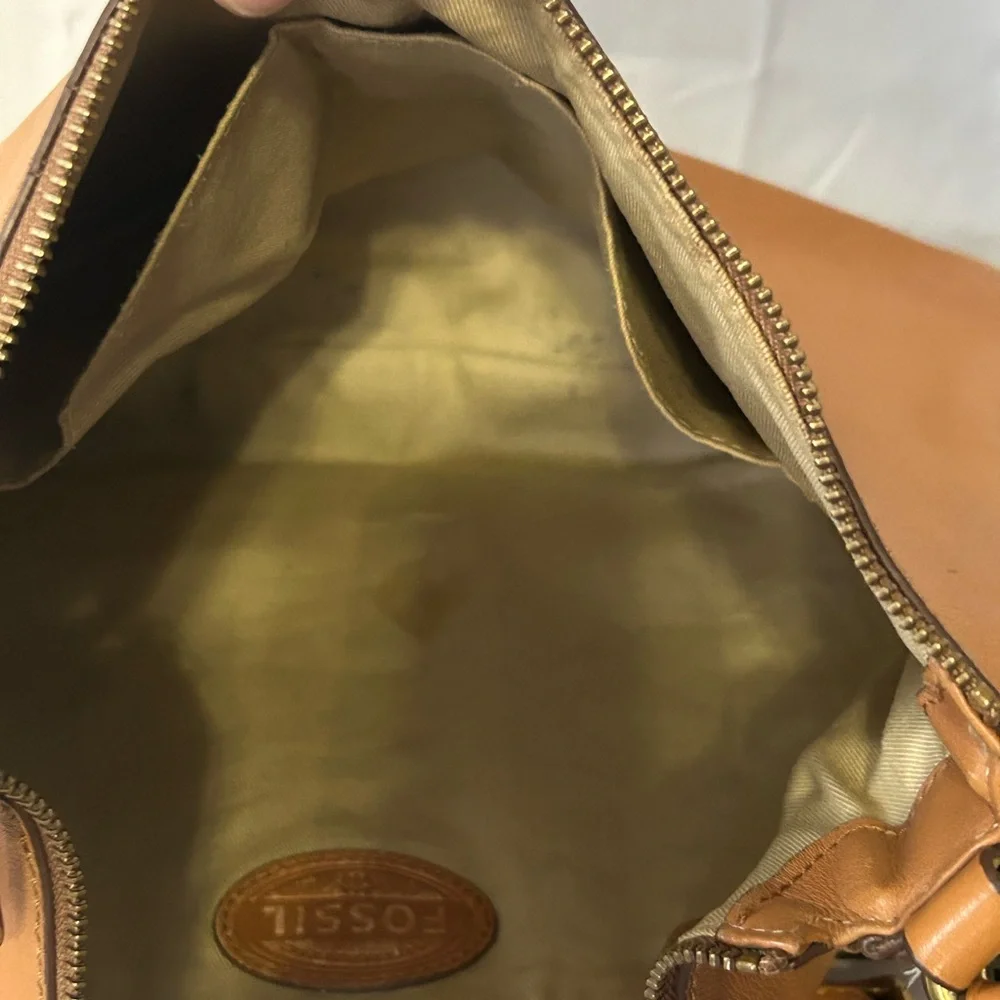 Vintage Brown Hobo Bag by Fossil - Picture 13 of 15